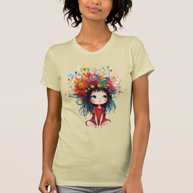 DreamBloom: Färg din sind T Shirt (Framsida)
