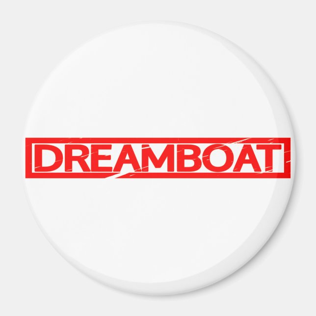 Dreamboat Frimärke Magnet (Framsidan)