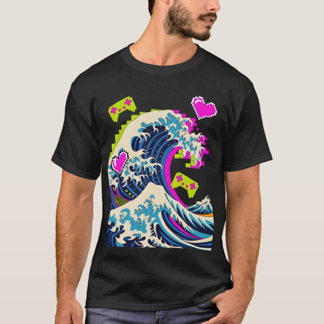 Dreamcast Waves T Shirt (Framsida)