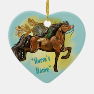 Dreamcatcher Bay Horse Julgransprydnad Keramik