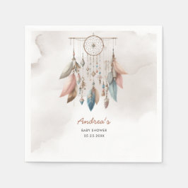 Dreamcatcher Boho Pastel Pappersservett