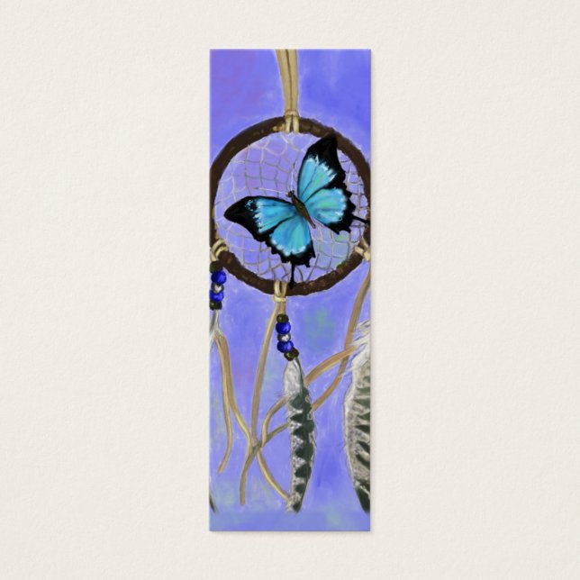 Dreamcatcher Bookmark Litet Visitkort (Framsidan)