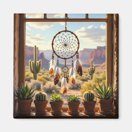 Dreamcatcher, Desert Canyons, Cacti   Magnet