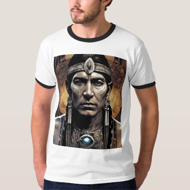 Dreamcatcher Dreams: Native American T Shirt (Framsida)