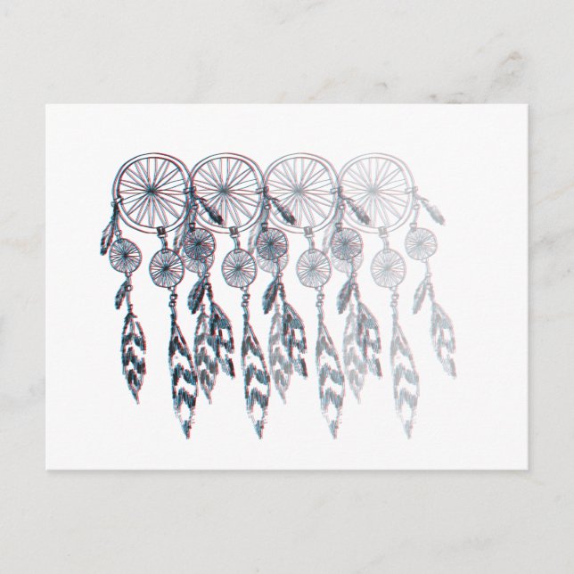 Dreamcatcher Fade Vykort (Framsida)