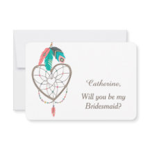 Dreamcatcher Feather Bröllop Bridesmaid