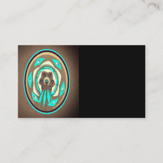 Dreamcatcher, Feathers-Affärskort Visitkort (Framsida)