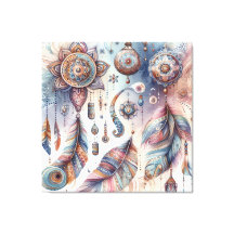 Dreamcatcher i ett Bohemiskt tema