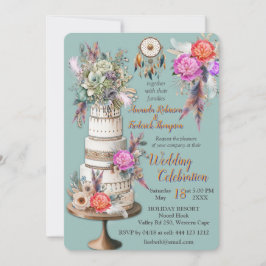 Dreamcatcher i ett Bohemiskt tema Inbjudningar