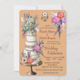 Dreamcatcher i ett Bohemiskt tema Inbjudningar