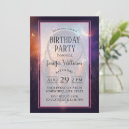 Dreamcatcher i skogskog inbjudningar