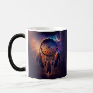 Dreamcatcher i skogskog magisk mugg