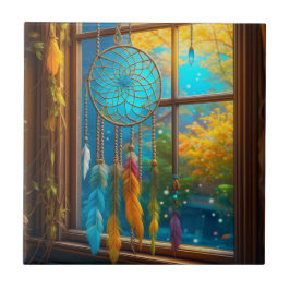 Dreamcatcher i Window Boho Kakelplatta