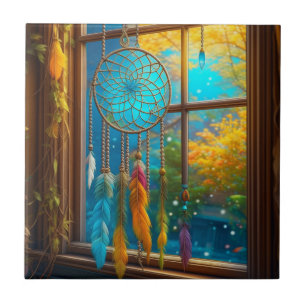 Dreamcatcher i Window Boho Kakelplatta