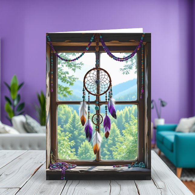 Dreamcatcher i Windows | Grattis på födelsedagen Kort (Skapare uppladdad)
