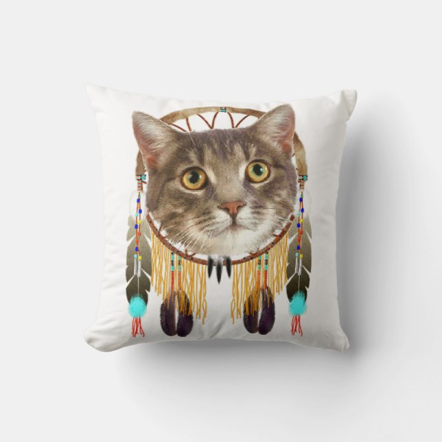 Dreamcatcher kattunge kudde (Framsida)