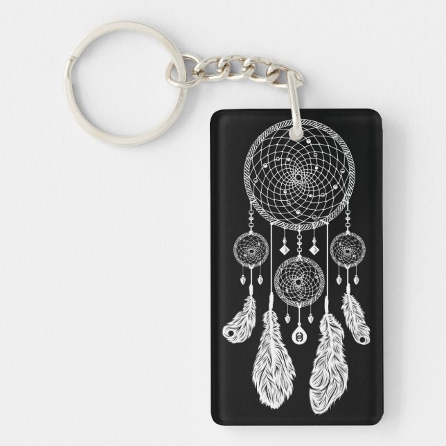 Dreamcatcher - Keychain (svarten) (Framsidan)