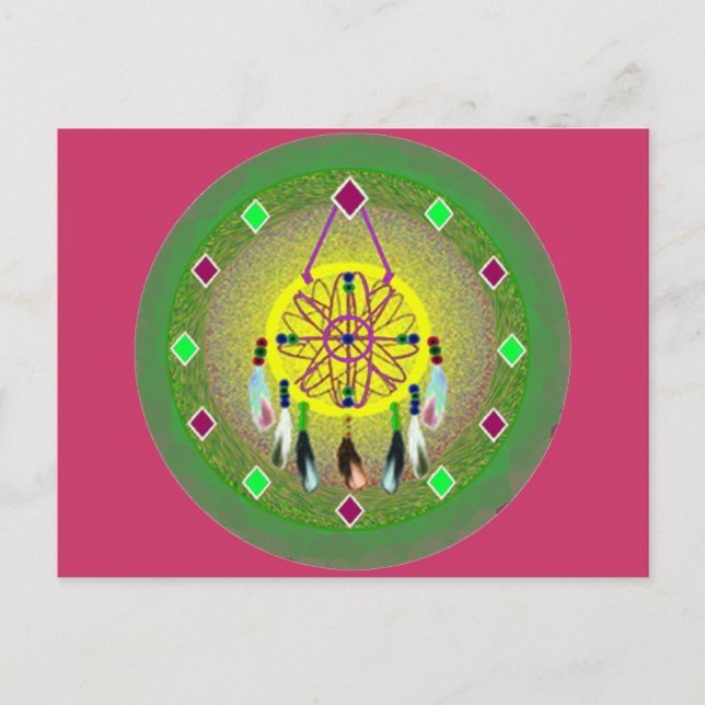 Dreamcatcher-kort Vykort (Framsida)