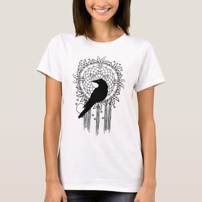 Dreamcatcher kråka t-shirt (Framsida)