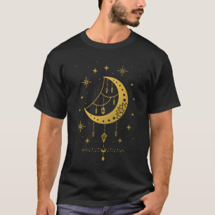 Dreamcatcher Måne Andlig Crescent Astronomy T Shirt