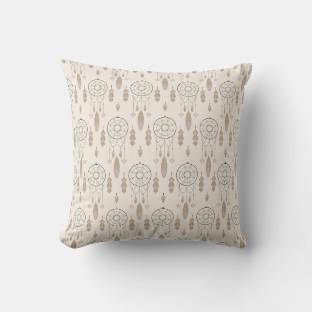 Dreamcatcher Mönster Pillow Kudde (Framsida)