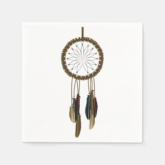 Dreamcatcher Pappra Napkins Pappersservett (Framsidan)