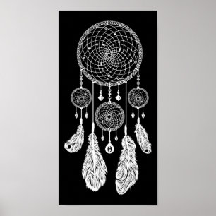Dreamcatcher - Poster (svart)