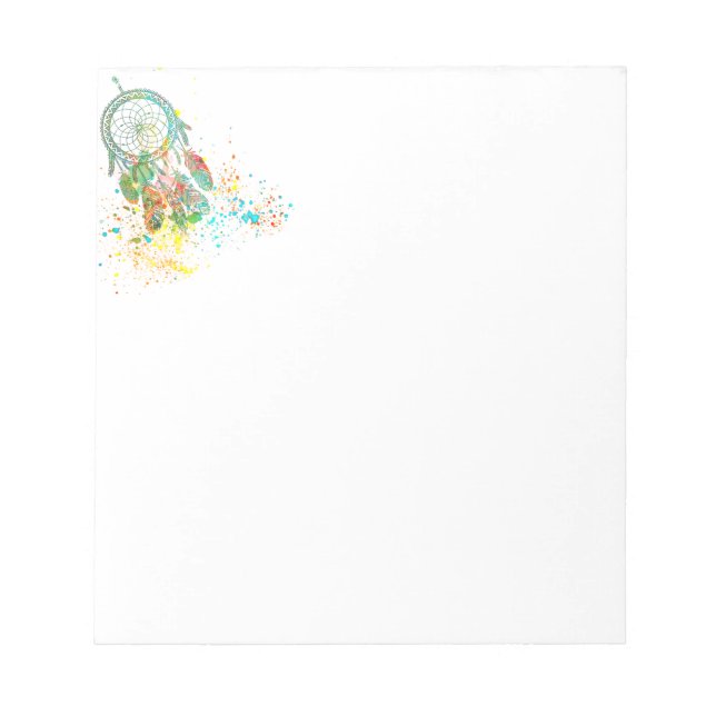 Dreamcatcher splatter anteckningsblock (Framsida)