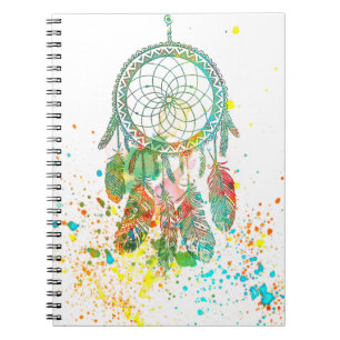 Dreamcatcher splatter anteckningsbok