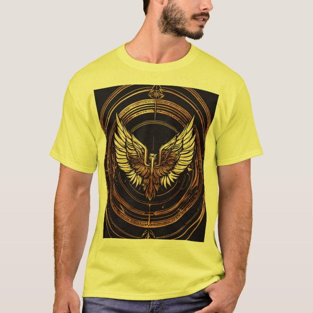 Dreamcatcher Tattoo Fusion: Polynesisk konst T Shirt (Framsida)