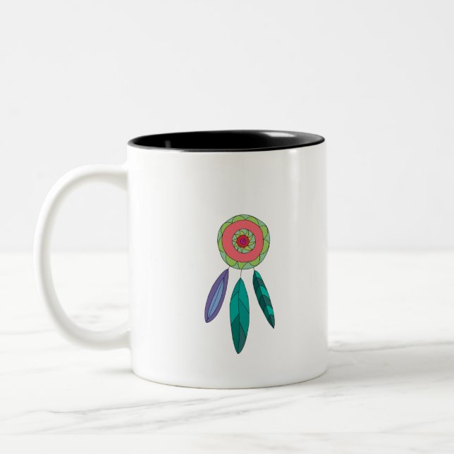 Dreamcatcher Två-Tonad Mugg (Vänster)
