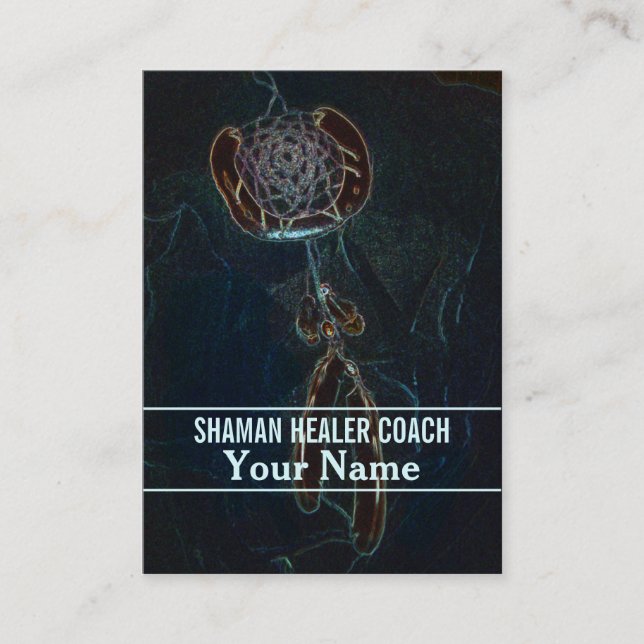 Dreamcatcher - visitkort (Framsida)