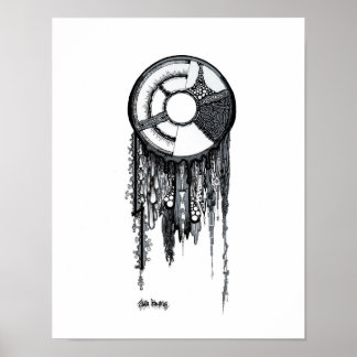 Dreamcatcher - vit bakgrund poster