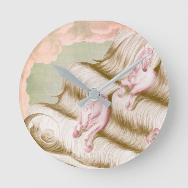Dreamcore Pastel Clock – Celestial sagitarius Rund Klocka (Framsida)