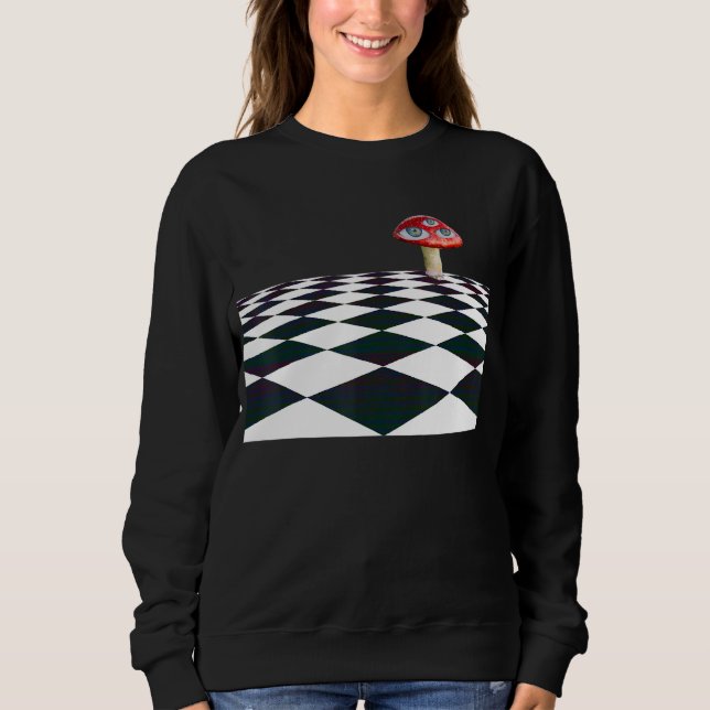 Dreamcore Weirdcore Clothes Aesthetic Mushroom Che T Shirt (Framsida)