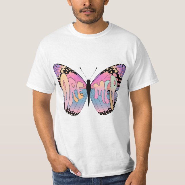 Dreamer Butterfly T Shirt (Framsida)