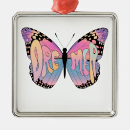 Dreamer Butterfly Vibes Julgransprydnad Metall