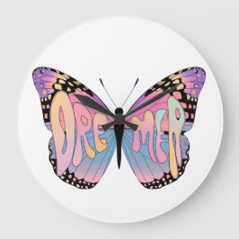 Dreamer Butterfly Vibes Stor Klocka