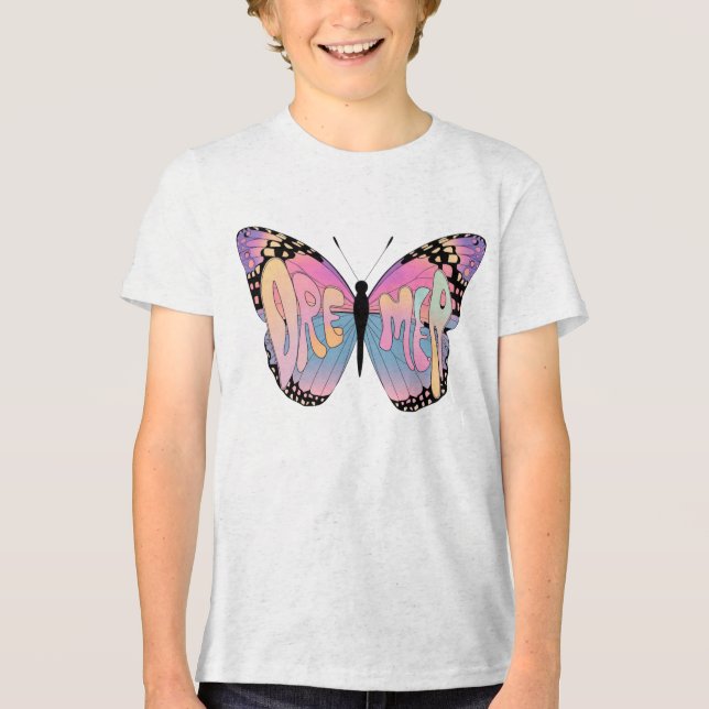 Dreamer Butterfly Vibes T Shirt (Framsida)