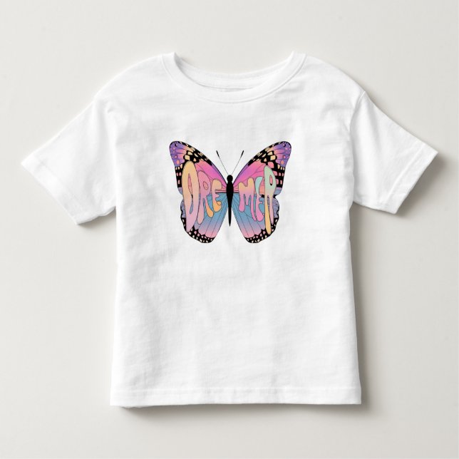 Dreamer Butterfly Vibes T Shirt (Framsida)
