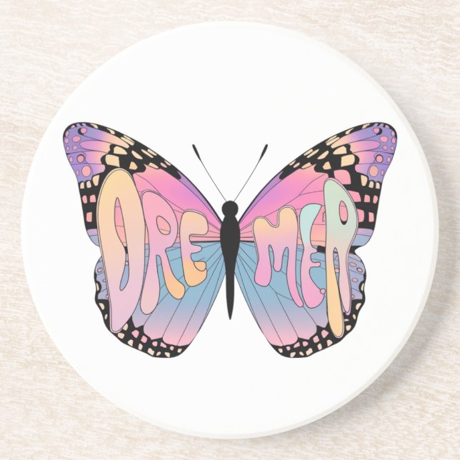 Dreamer Butterfly Vibes Underlägg (Framsidan)