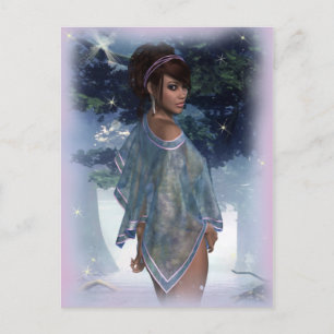 Dreamer Fantasy Art Signed Mini-Print Card Vykort