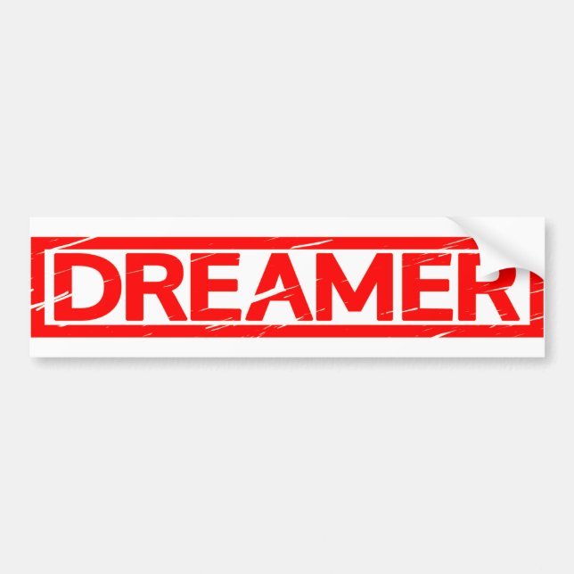 Dreamer Frimärke Bildekal (Framsidan)