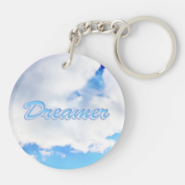 Dreamer Puffy White Clouds och Blå himmel (Baksidan)