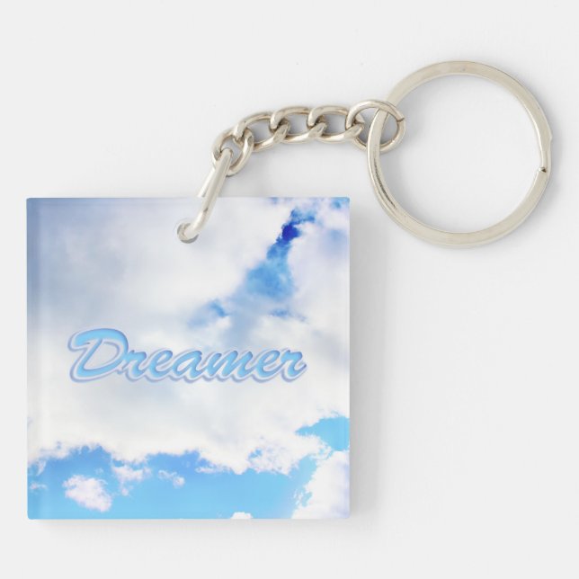 Dreamer Puffy White Clouds och Blå himmel (Baksidan)
