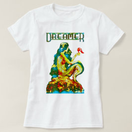 Dreamer ~ Vintage Sjöjungfru Designad om av Aleta T-shirt