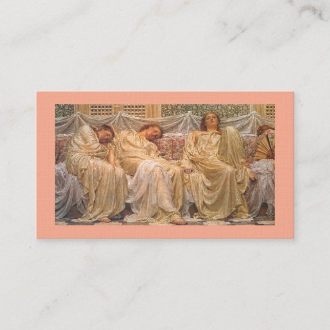 Dreamers – Albert Joseph Moore Visitkort (Framsida)