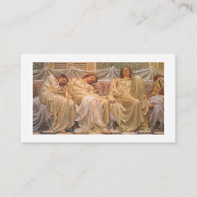 Dreamers – Albert Joseph Moore Visitkort (Framsida)