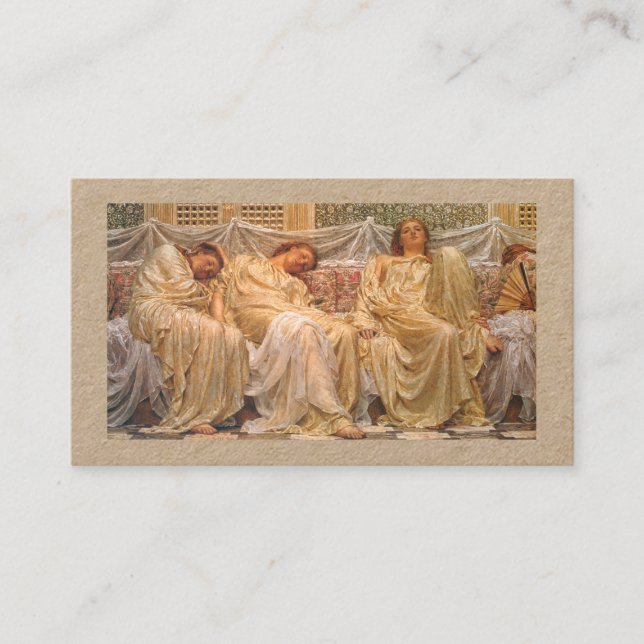 Dreamers – Albert Joseph Moore Visitkort (Framsida)