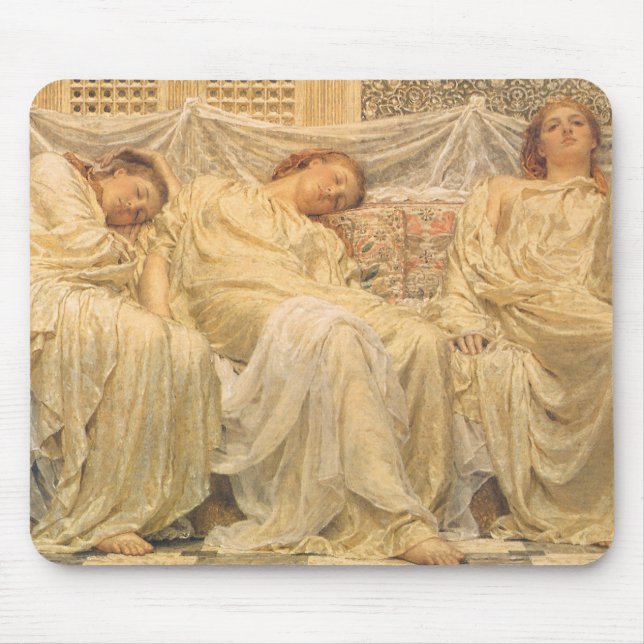 Dreamers av Albert Joseph Moore, Victorian Art Musmatta (Framsidan)